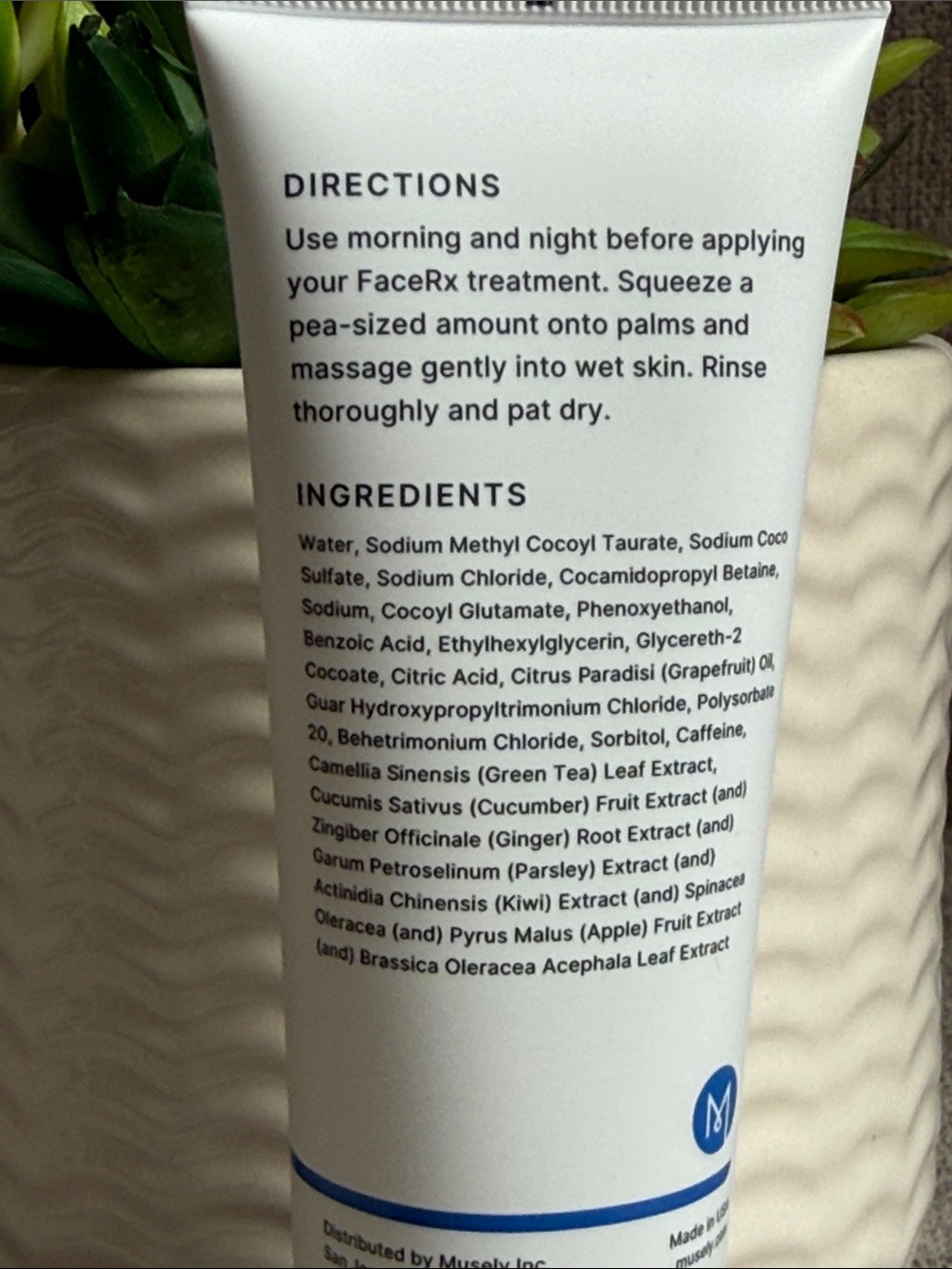 Musely FaceRx The Cleanser & The Day Cream w 40 SPF Set 2 Oz NEW & SEALED X9/26 - Picture 10 of 12